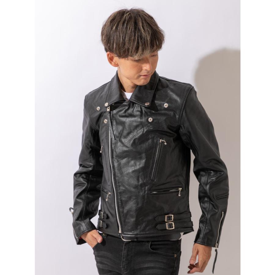 フリーダムレザー 革ジャン メンズ レザージャケット 大きいサイズ 本
