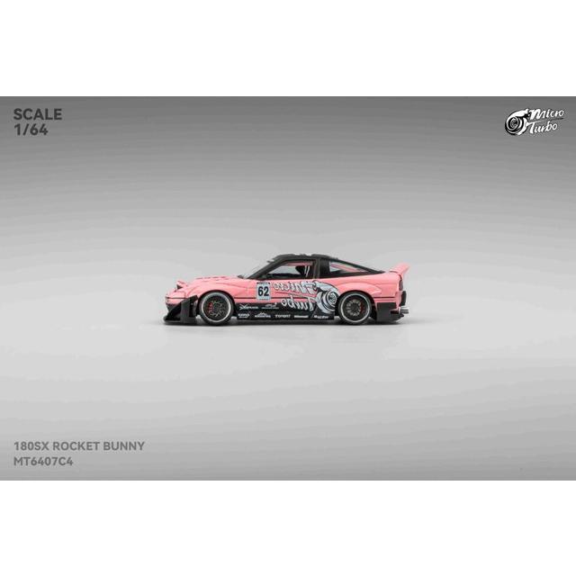 新品 MT6407C4 Micro Turbo 1/64 180SX Rocket Bunny Metallic Pink