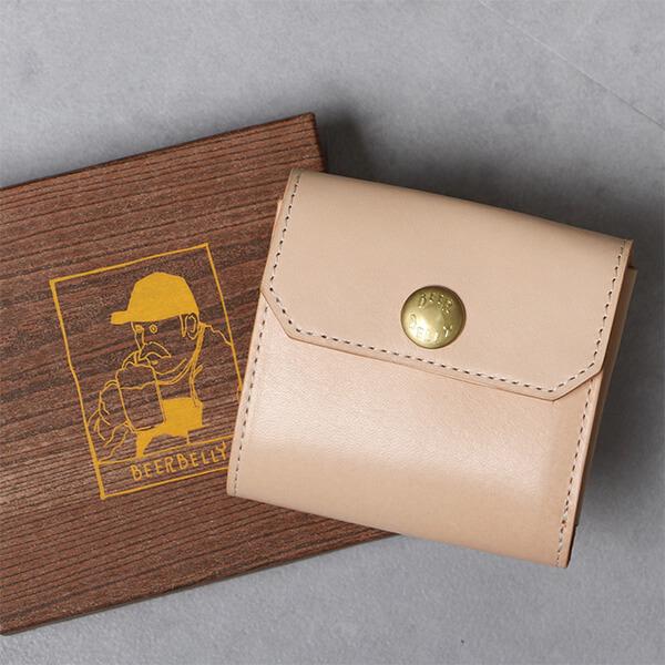 BEERBELLY（ビアベリー） 二つ折り財布 財布 さいふ 本革 牛革