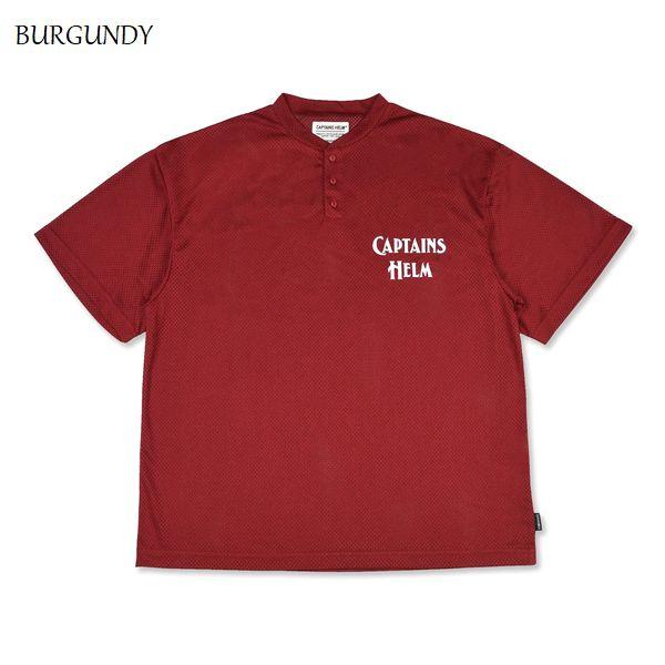 Captains Helm（キャプテンズヘルム） #HENLEY NECK MESH TEE/ヘンリー