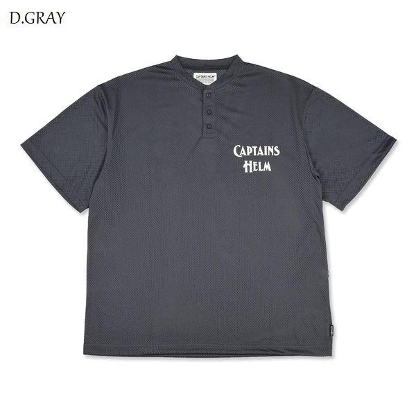 Captains Helm（キャプテンズヘルム） #HENLEY NECK MESH TEE/ヘンリー