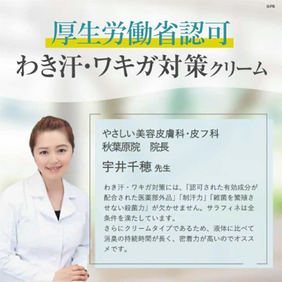 フロムココロ 爆買 ワキガ 脇汗 クリーム SARAFINE サラフィネ ワキガ