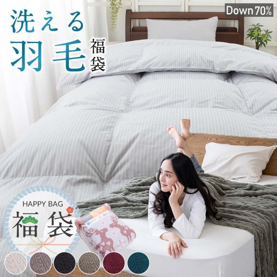 西川（nishikawa） 2026 福袋 羽毛布団 シングル 日本製 洗える ダウン