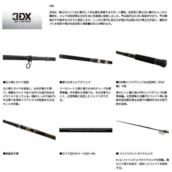 DAIWA（ダイワ） （24年3月新商品） 剛徹 6-51遠投・K （仕舞寸法