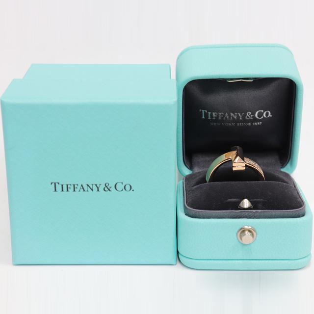 Tiffany T (新品仕上げ済) ティファニー TIFFANY Tワン ワイド ダイヤ