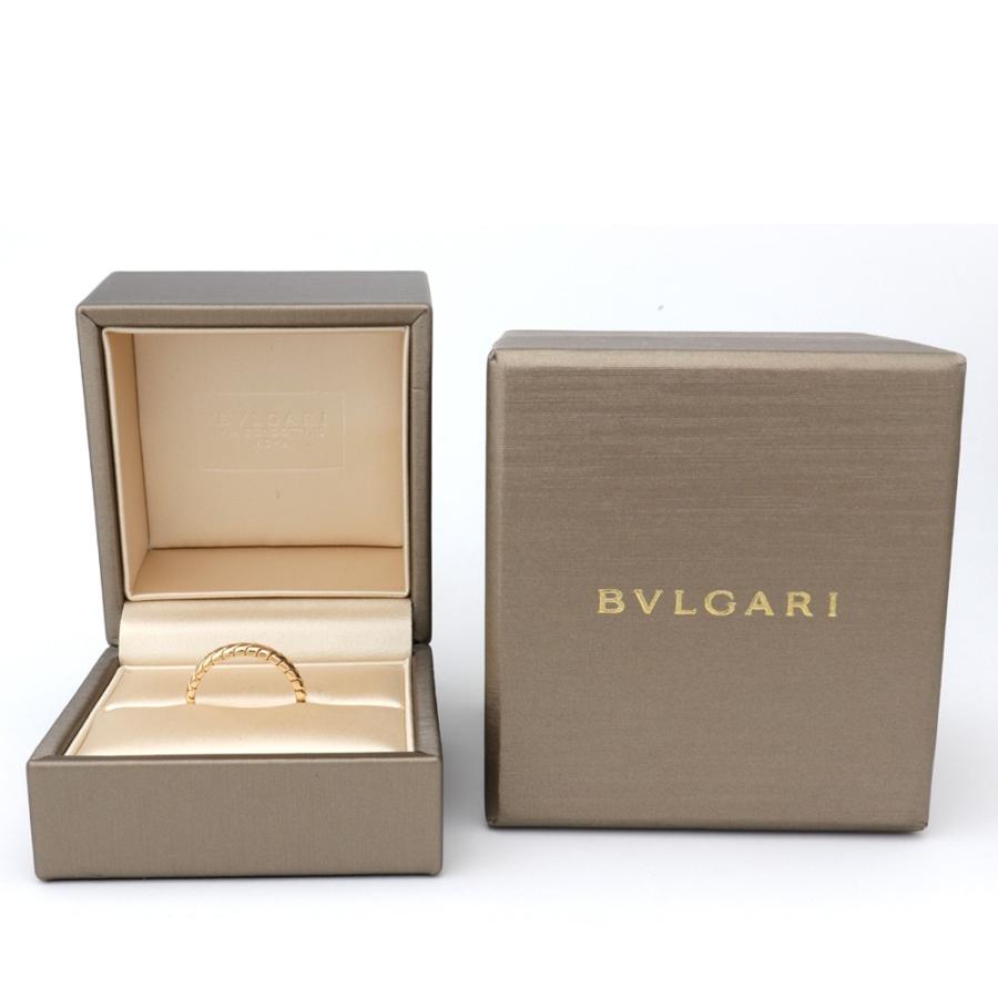 BVLGARI（ブルガリ） (未使用) スピガ リング 指輪 ＃51 K18 PG ピンク