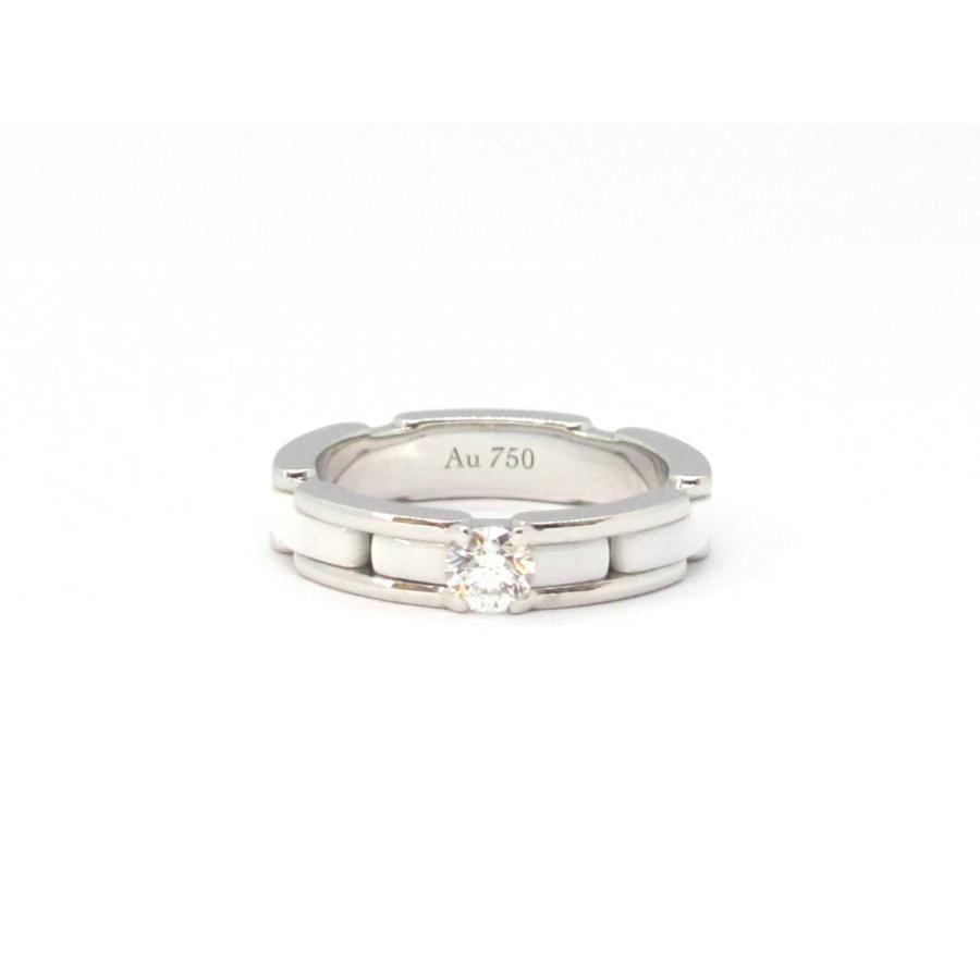 CHANEL（シャネル） ウルトラリング1PD 白セラミック WG ＃50 8913