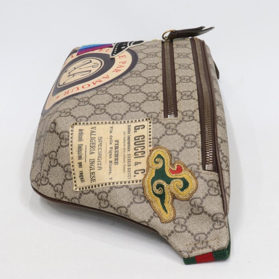 GG (美品) グッチ GUCCI クーリエ ベルトバッグ ボディバッグ ウエスト