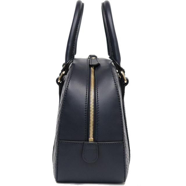 グッチシマ (美品)グッチ GUCCI 2way ミニボストン バッグ 斜め掛け 紺