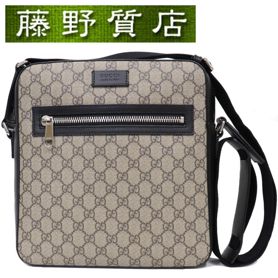 GG （美品）グッチ GUCCI GGスプリーム キャンバス メッセンジャー