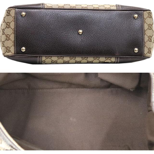 GUCCI（グッチ） プリンシー トートバッグ GGキャンバス レザー