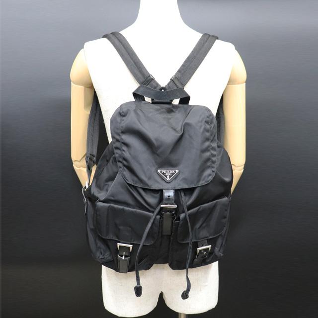 PRADA（プラダ） バックパック ナイロン リュック ブラック 黒