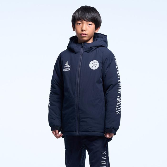 特価】スボルメ Jr発熱中綿ハーフコート svolme サッカー フットサル