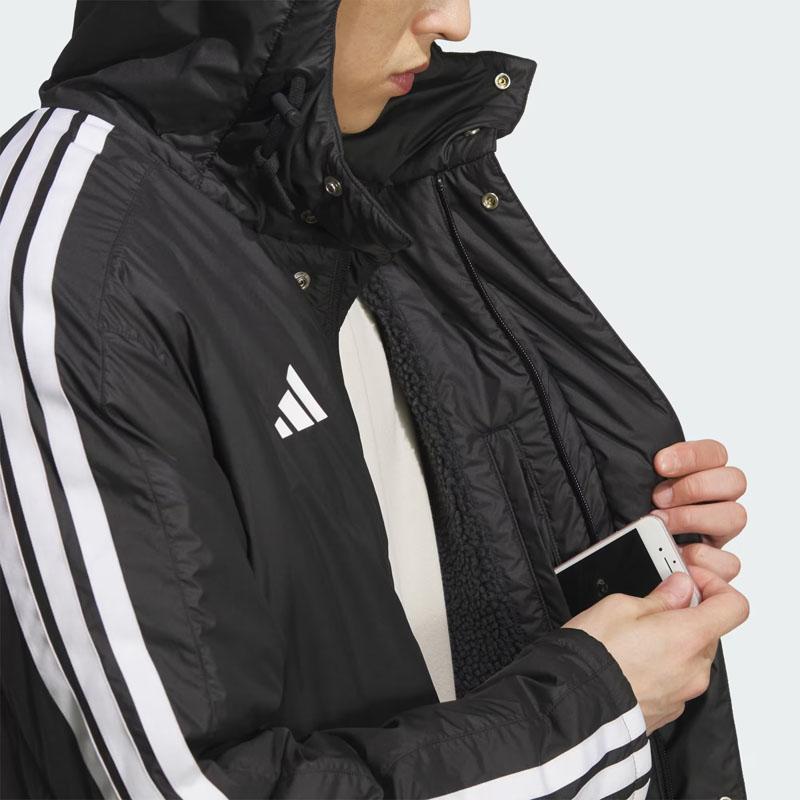 adidas（アディダス） ロングコート 防寒 ベンチコート スリー
