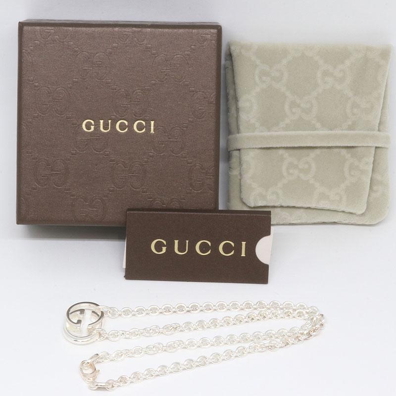 チェーン GUCCI グッチ 925 シルバー インターロッキングG 190489