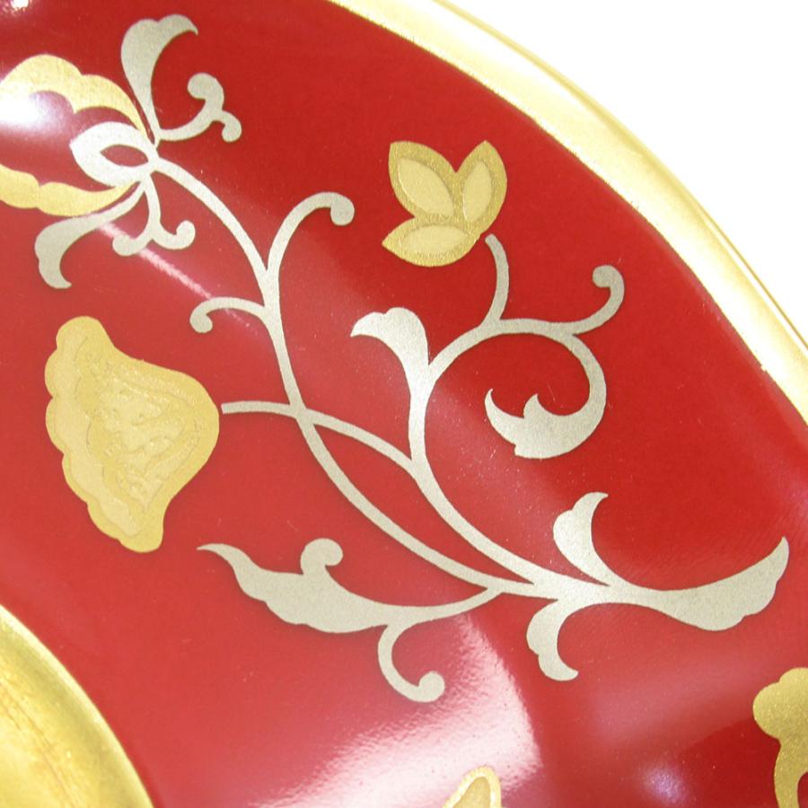 大倉陶園 金蝕鳳凰図 瑠璃・マロン カップ&ソーサー 2客 食器 THE