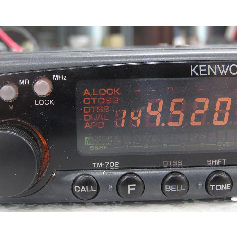 ジャンク品 KENWOOD ケンウッド TM-702 144/430MHz帯FMモービル機 無線