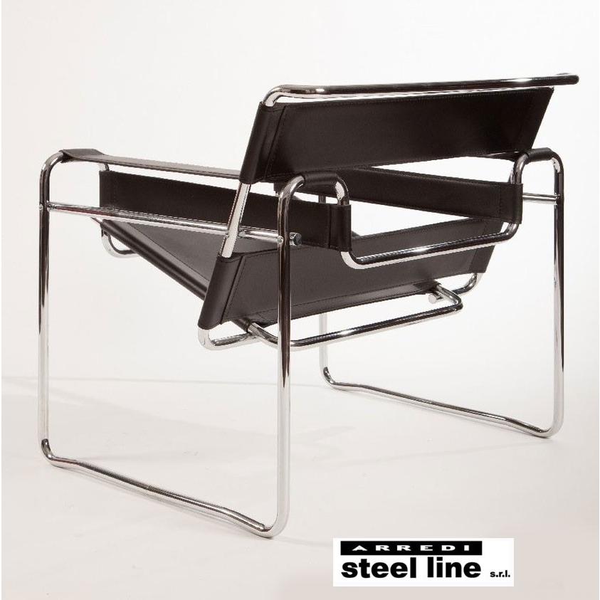 steel line マルセル・ブロイヤー ワシリーチェア イタリア スチール