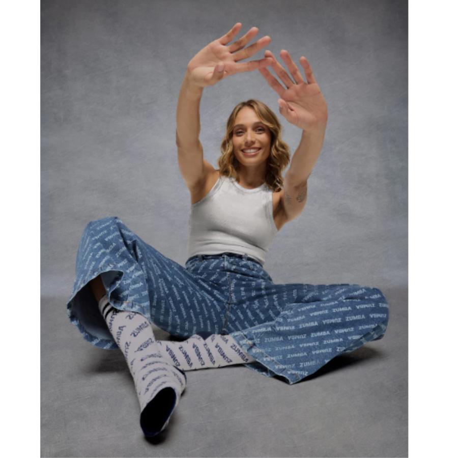 ズンバ（ZUMBA） デニム バギーパンツ ユニセックス Blue Jean