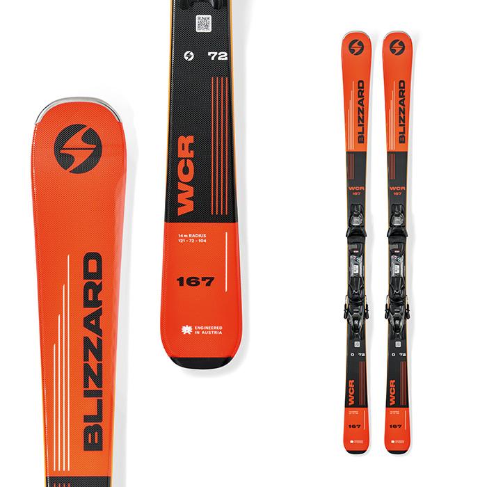 BLIZZARD ブリザード スキー板 WCR ANTHRACITE/ORANGE + TLT10 DEMO
