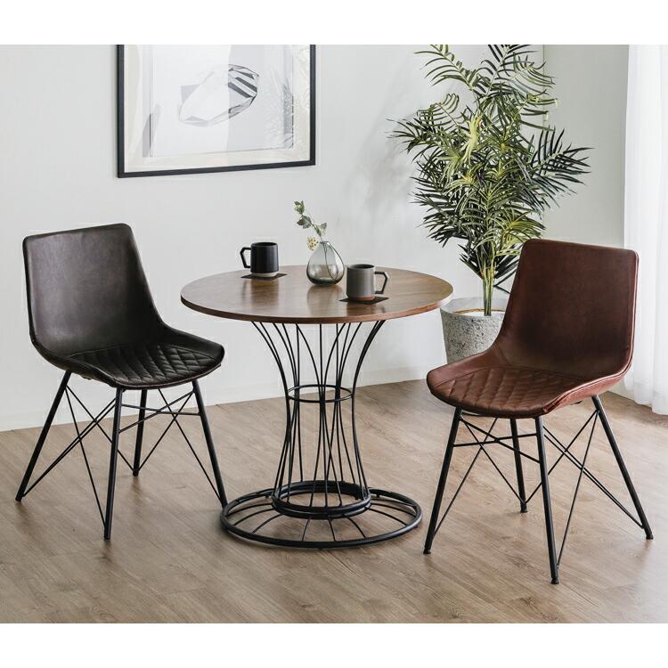 ダイニングテーブル カフェテーブル 丸 一人暮らし 80cm 高さ70cm