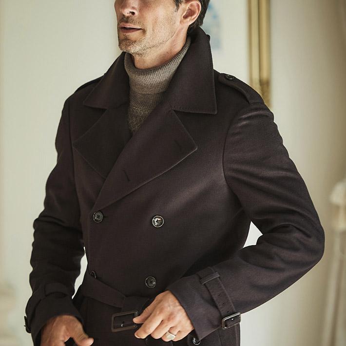 g-stage（ジーステージ） カシミヤ メンズ コート トレンチ ベルテッド