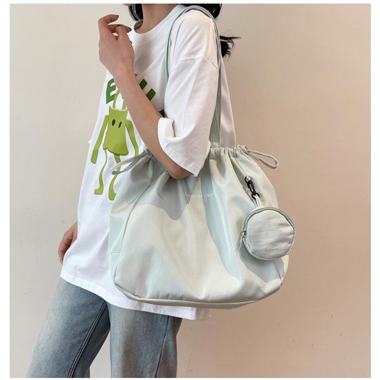 ショルダー サブバッグ付き 修学旅行 A4 大容量 レディース ナイロン