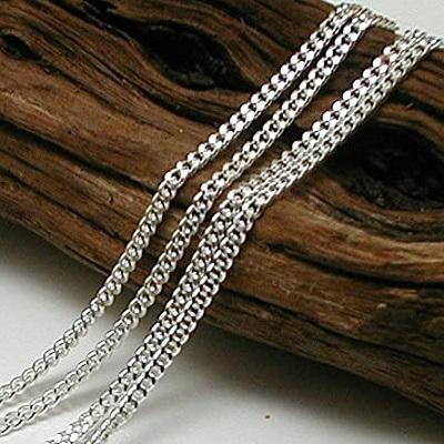 喜平ネックレス シルバー925 チェーン メンズ 1.7mm 45cm〜60cm