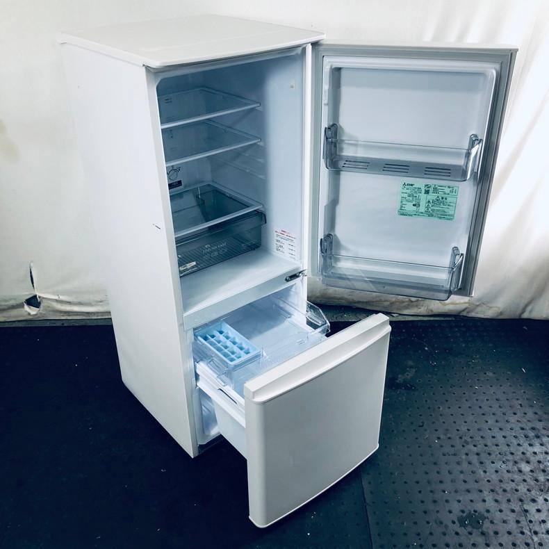 ID 648111 三菱2ドア 146L 2021年製 MR-P15EF-KW