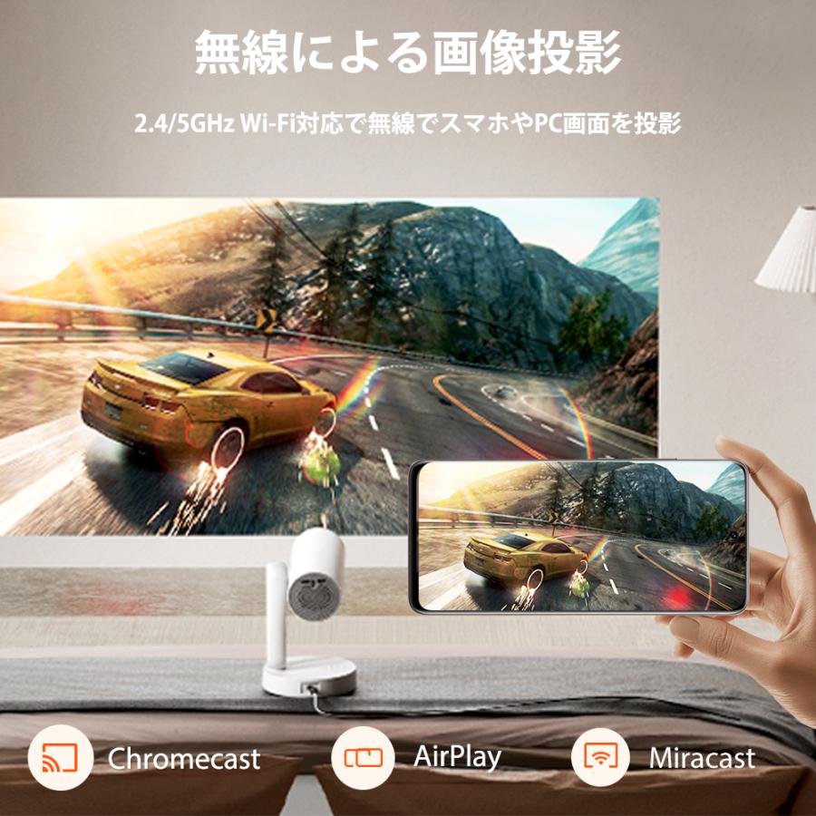 ETOE Starfish Pro ベッドサイドプロジェクター AndroidTV搭載 300ANSI