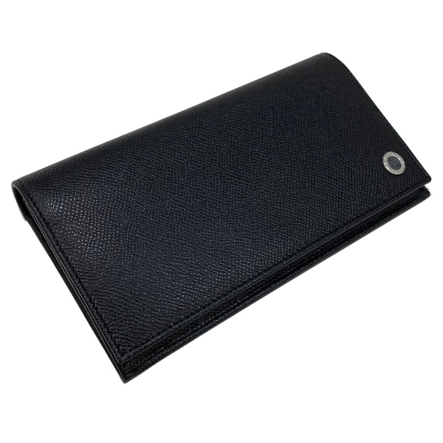 BVLGARI（ブルガリ） 長財布 マン ラージウォレット 型押し グレイン