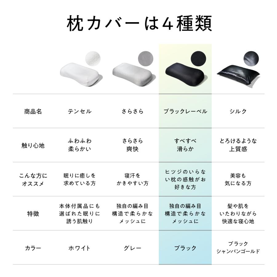 ヒツジのいらない枕 枕カバー ブラックレーベルカバー 至極専用