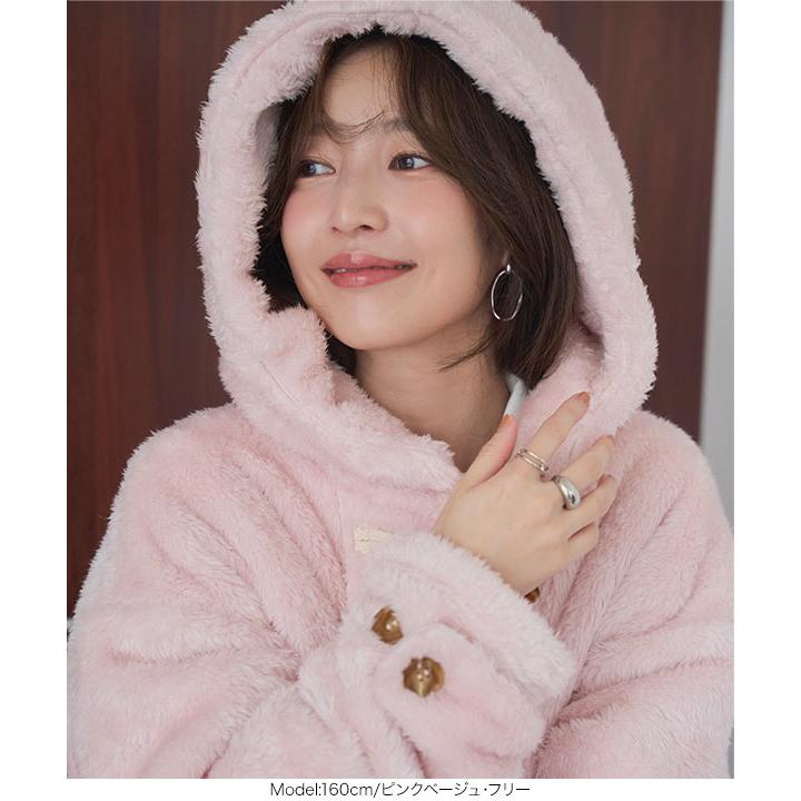 KOBE LETTUCE（神戸レタス） セール 爆買 ファーフリースダッフル