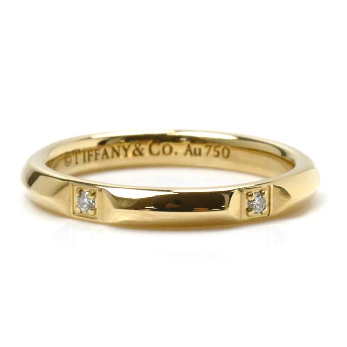 TIFFANY&Co.（ティファニー） K18YG イエローゴールド Tトゥルーバンド