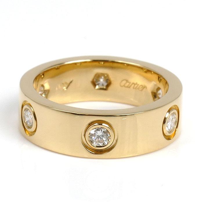 Cartier（カルティエ） K18YG イエローゴールド ラブ フルダイヤ