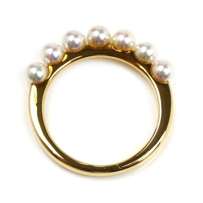 MIKIMOTO（ミキモト） K18YG イエローゴールド ベビーパール リング