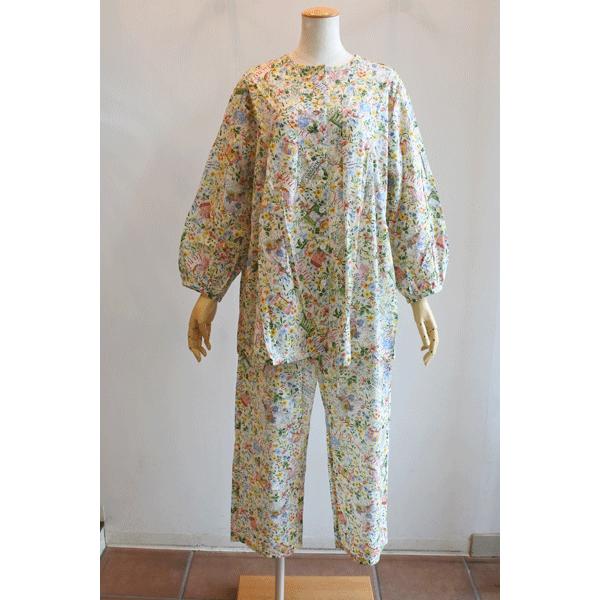 チュニック 20％OFF SALE TUNIC 鴨居羊子 9分袖全開パジャマ 80ローン