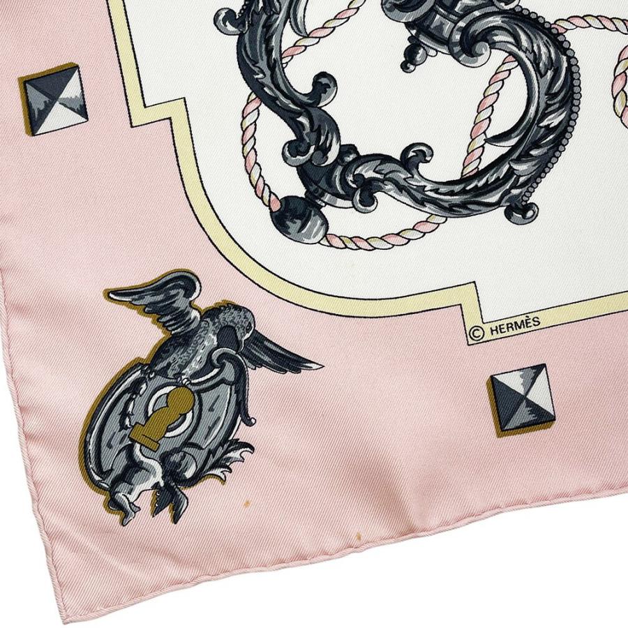 HERMES（エルメス） スカーフ カレ90 90cm シルク 100％ LES CLES 鍵