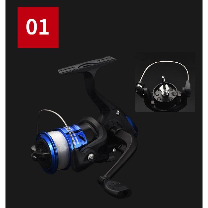 スピニングリール ライン付きリール 釣り具 ハンドル左右交換可能 右