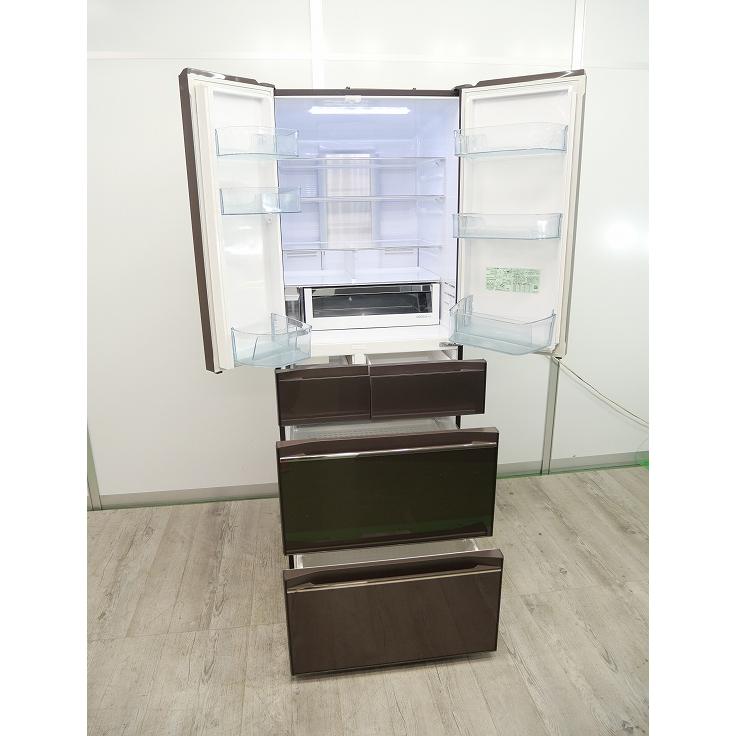 日立製6ドア/2019年式/602L/ノンフロン冷蔵冷凍庫/R-HW60K (XH) : 学生