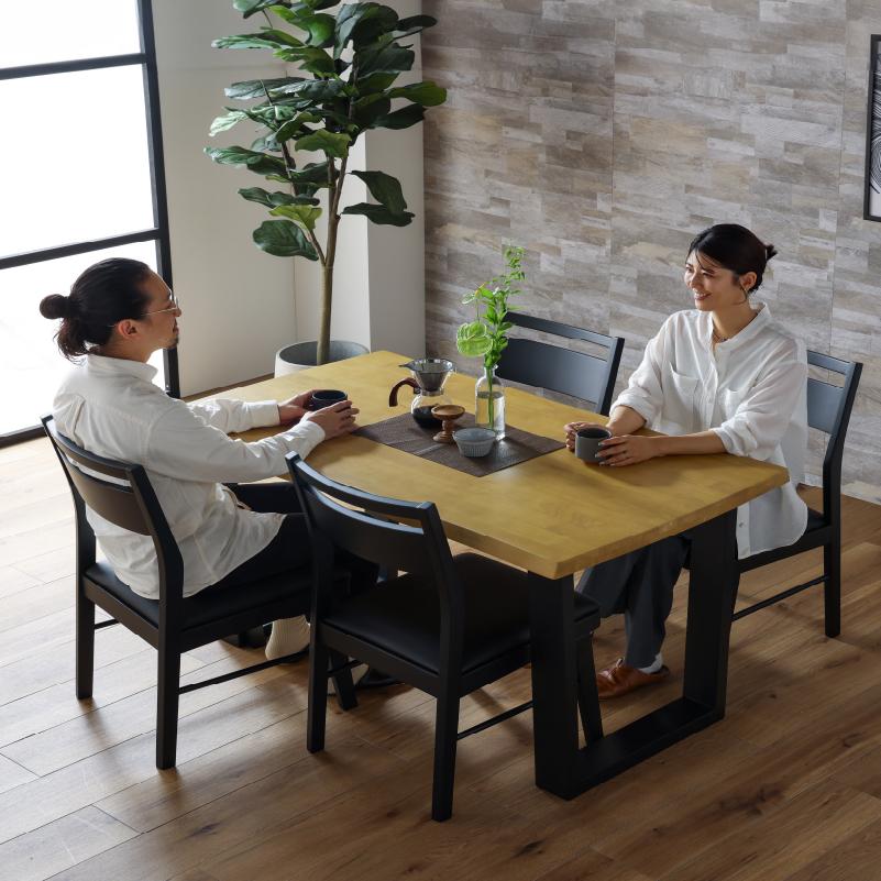 関家具 公式店 ダイニング 5点セット テーブル140cm チェア4脚 天然木