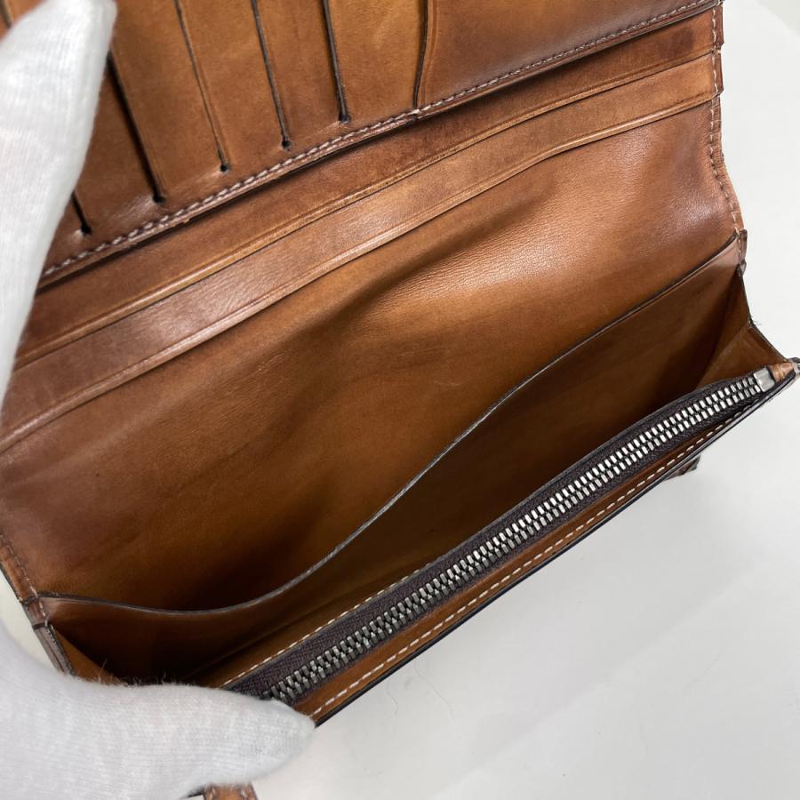 Berluti（ベルルッティ） エベネ 二つ折り長財布 カリグラフィ 長財布