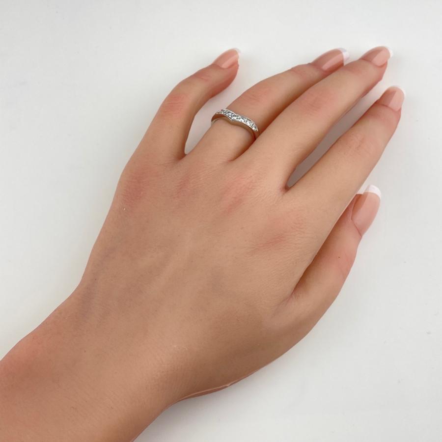TIFFANY&Co.（ティファニー） TIFFANY&Co. Vバンド リング プラチナ