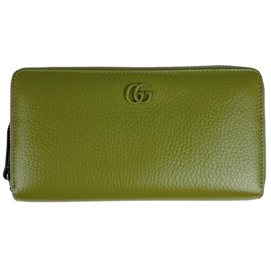 GUCCI（グッチ） GUCCI GGマーモント ラウンドファスナー 長財布