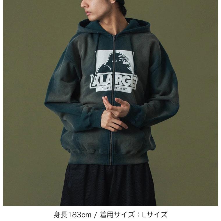 XLARGE（エクストラ ラージ） パーカー XLARGE DISCHARGE PRINTED OG