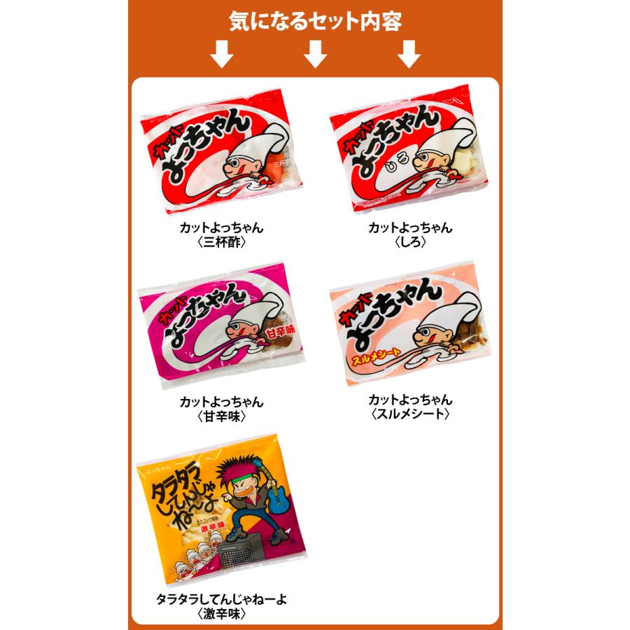 よっちゃん よっちゃん食品 5種類合計20袋 食べ比べ詰め合わせセット