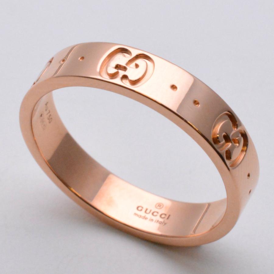 GUCCI（グッチ） アイコンリング ピンクゴールド 750PG K18 サイズ表記