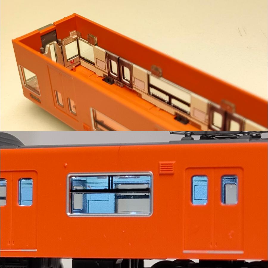 ガラス室内再現印刷済】[98843] 201系通勤電車 8両セット 大阪環状線