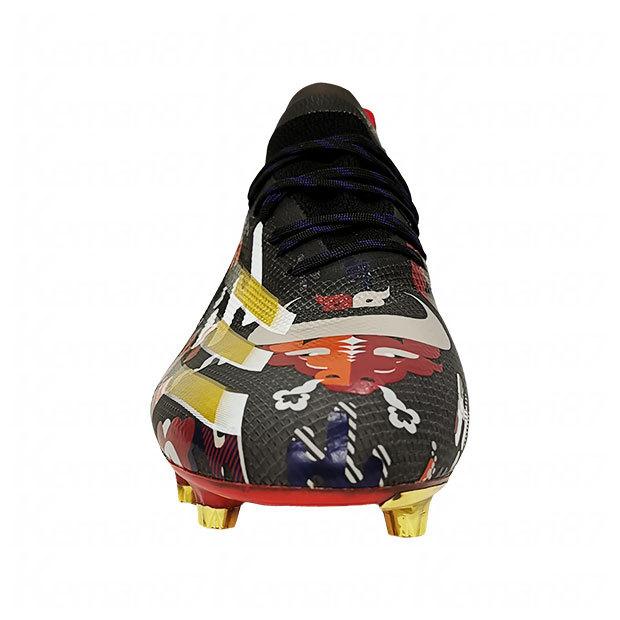 adidas（アディダス） エックス ゴースト.1 AG コアブラック×ゴールド