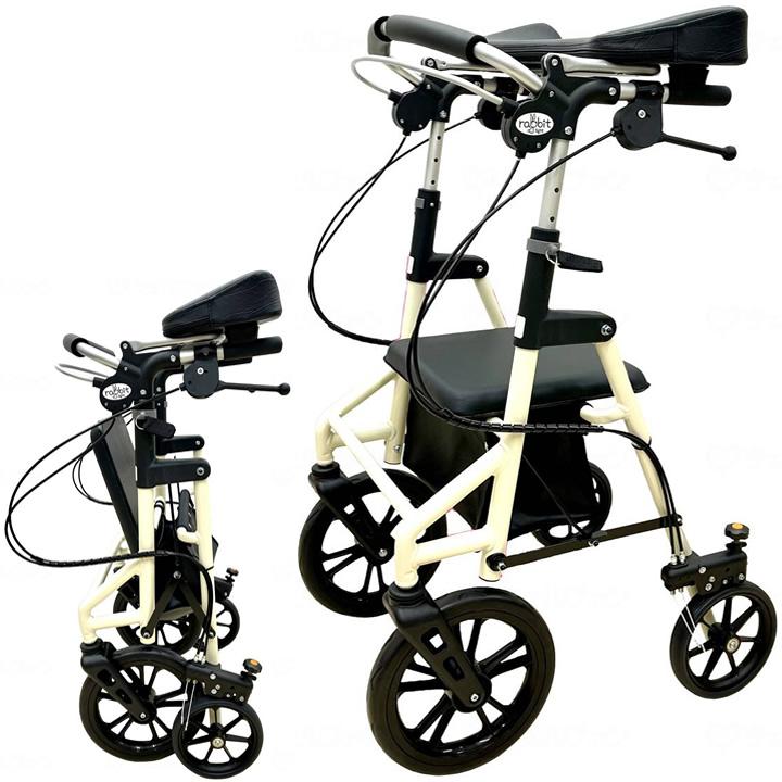 歩行車 ラビットライト 前輪10インチタイプ 前腕支持台歩行補助車